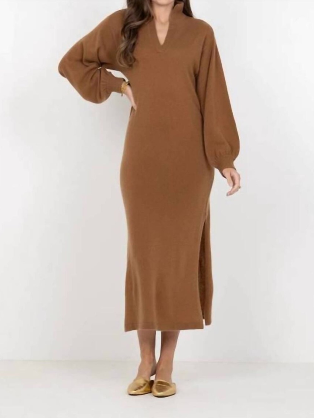 EMILY MCCARTHY Lolli maxi dress - 100% Cashmere-NWT